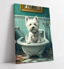 WEST HIGHLAND TERRIER DOG IN