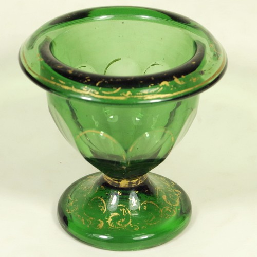 Bohemian glass salt - glass,