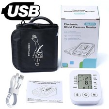 Automatic Digital Blood Pressure Monitor Upper Arm Medical Tonometer BP