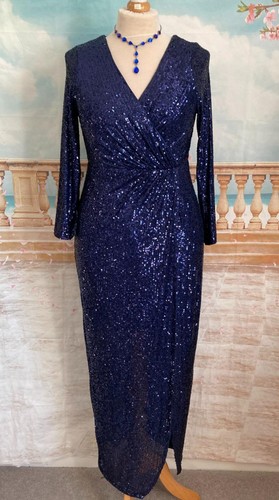 Maxi evening dress navy - maxi,