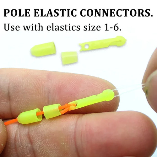 Pole elastic connector carp - pole,