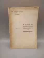 London Midland Scottish Railway 1946 Record Large Scale Organisation Management
