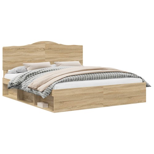 Bed frame with - bed,