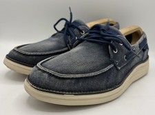 Skechers Men's Status 2.0-Lorano Shoes Distressed Navy Denim Look Men's UK 8 VGC