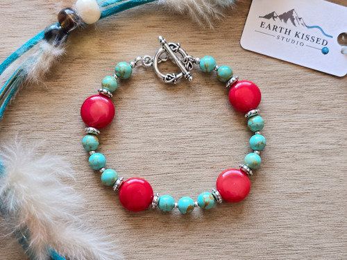 Kingman turquoise coral - turquoise,