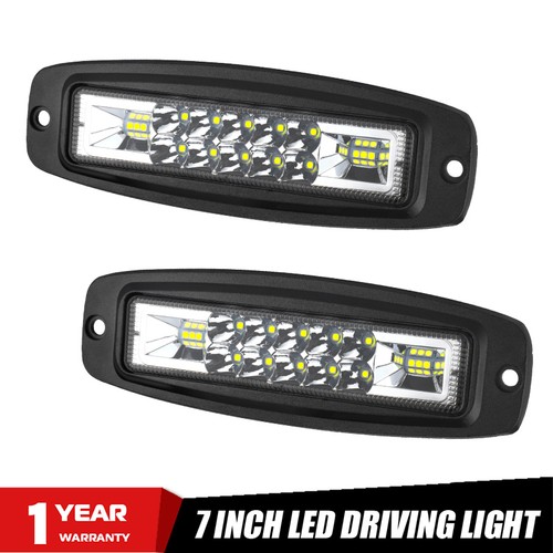 Led work light bar flush - 7",