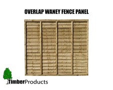 Waney lap fence panels SPECIAL