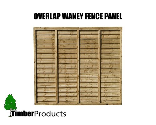 Waney lap fence panels special - fence,
