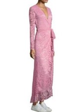 Ganni Wrap Dress Pink Flynn