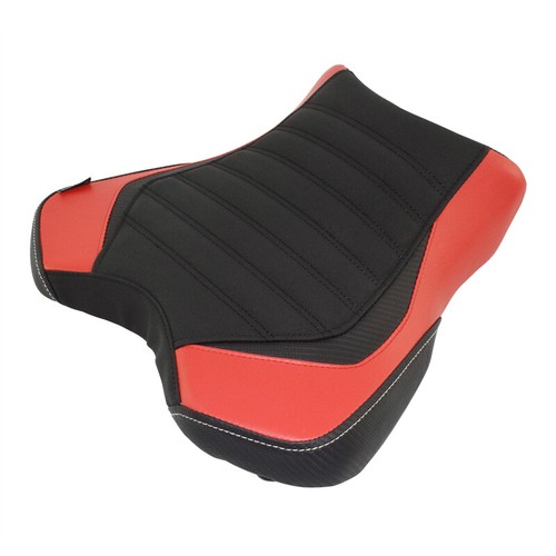 Red front rider bench seat - front,