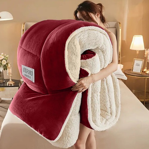 Sherpa flannel fleece blanket - sherpa,