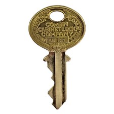 CORBIN Key Code 4A7197 1¾" - Vintage Key - ref.k213