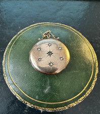 Antique 9K Rose Gold Star Set