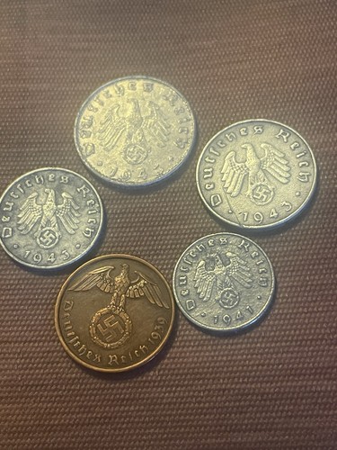 German wwii coins - 2,, 5