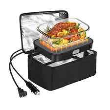 80W Portable Heated Lunch Box - Heated Lunch Box Mini Personal Microwave Warm.↑
