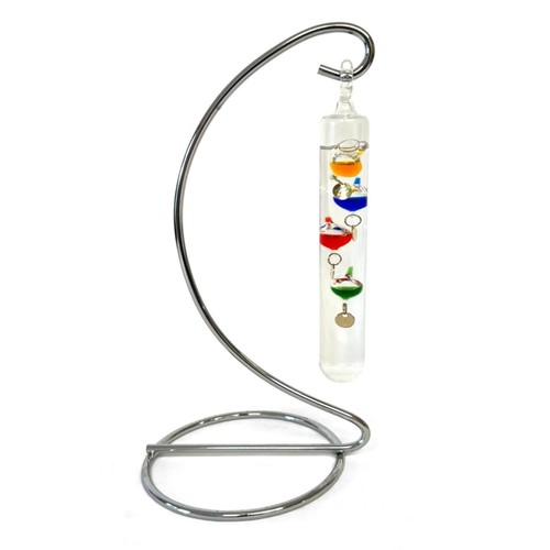 Hanging galileo thermometer - hanging, on