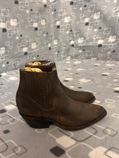 Grinders Mens Womans Boots Cowboy Biker Western Brown Black Leather Ankle Shoes