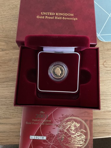 2003 proof half gold - 2003,