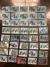 Christmas postage stamps job - christmas,