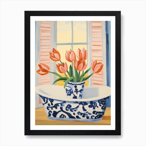 Bathtube full tulip in - of,