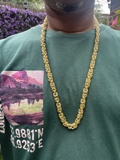 30inch Thick Gold Tone Chain Necklace Costume Jewellery