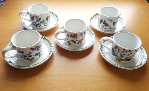Portmeirion tea cups mugs - portmeirion, x