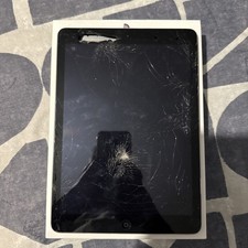 Silver Apple iPad With Broken