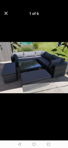 Heavyduty rattan corner suit - rattan,