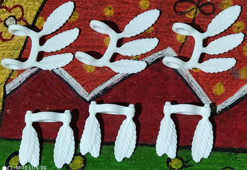 Playmobil white feathers - x6,