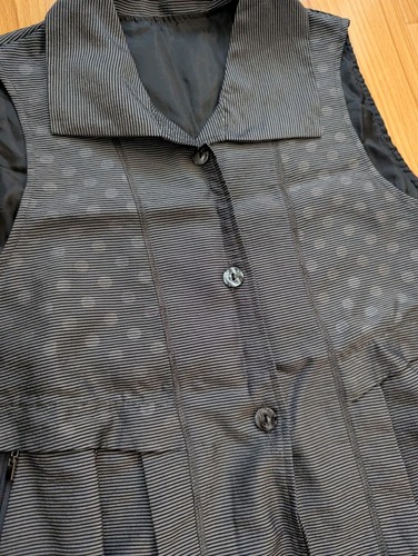 Black silvery grey stripe - black,