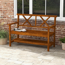 2-Seater Garden Bench Wooden