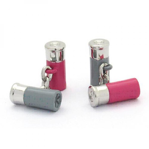 Grey pink shotgun cartridges - grey,