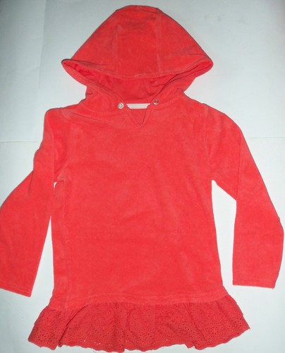 Peach orange hooded - /,