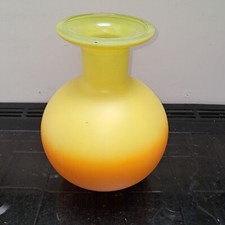 Vintage orange/lemon frosted