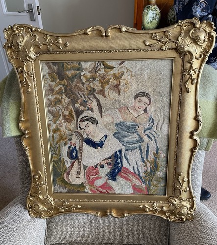 Antique gilt framed - gilt,