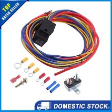 Universal Electric Fuel Pump Relay Kit Fuel Pump Wiring Harness 30 AMP Pack of 1