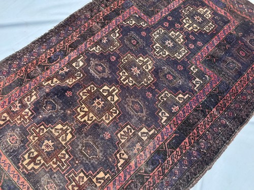 3x5 hand knotted - knotted, afghan