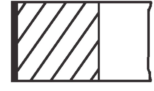 Piston ring kit - mahle, fits