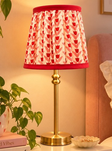 Candlestick table lamp - lamp, antique
