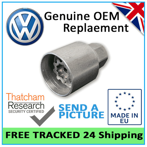 Golf locking wheel nut - locking, key