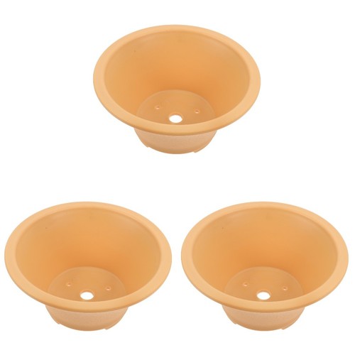3pcs khaki resin hollowed - 3pcs,