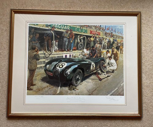 Jaguar pit stop le mans - stop',