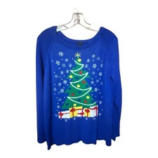LOL Vintage Womens Blue Knit