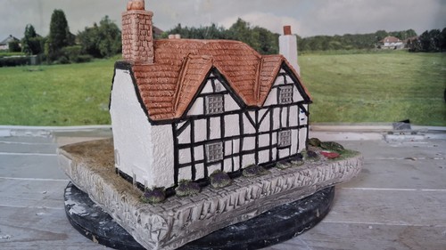 Handmade painted half - painted, half-timbered