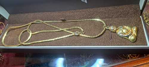 Gold tone religious - tone,