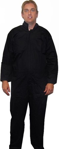 Black swat police jumpsuit - police,