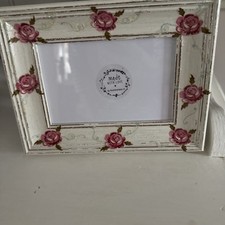Emma Bridgewater Inspired Pink rose design 6x4” decorated Photo Frame 