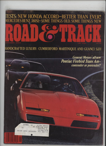 Road track january - road, &