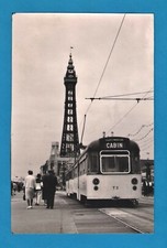 Large 7" x 5" Tram Photo - Blackpool Transport T3 - Progress Twin Car Trailer