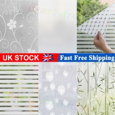 2-5M Bubble Free Frosted Window Film - Self Adhesive Etched Privacy Glass Vinyl